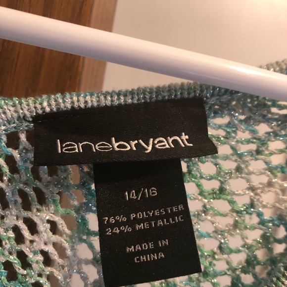 Lane Bryant Honey Comb Batwing  Sweater- 656 $30 or $25 w/offer - Picture 2 of 4